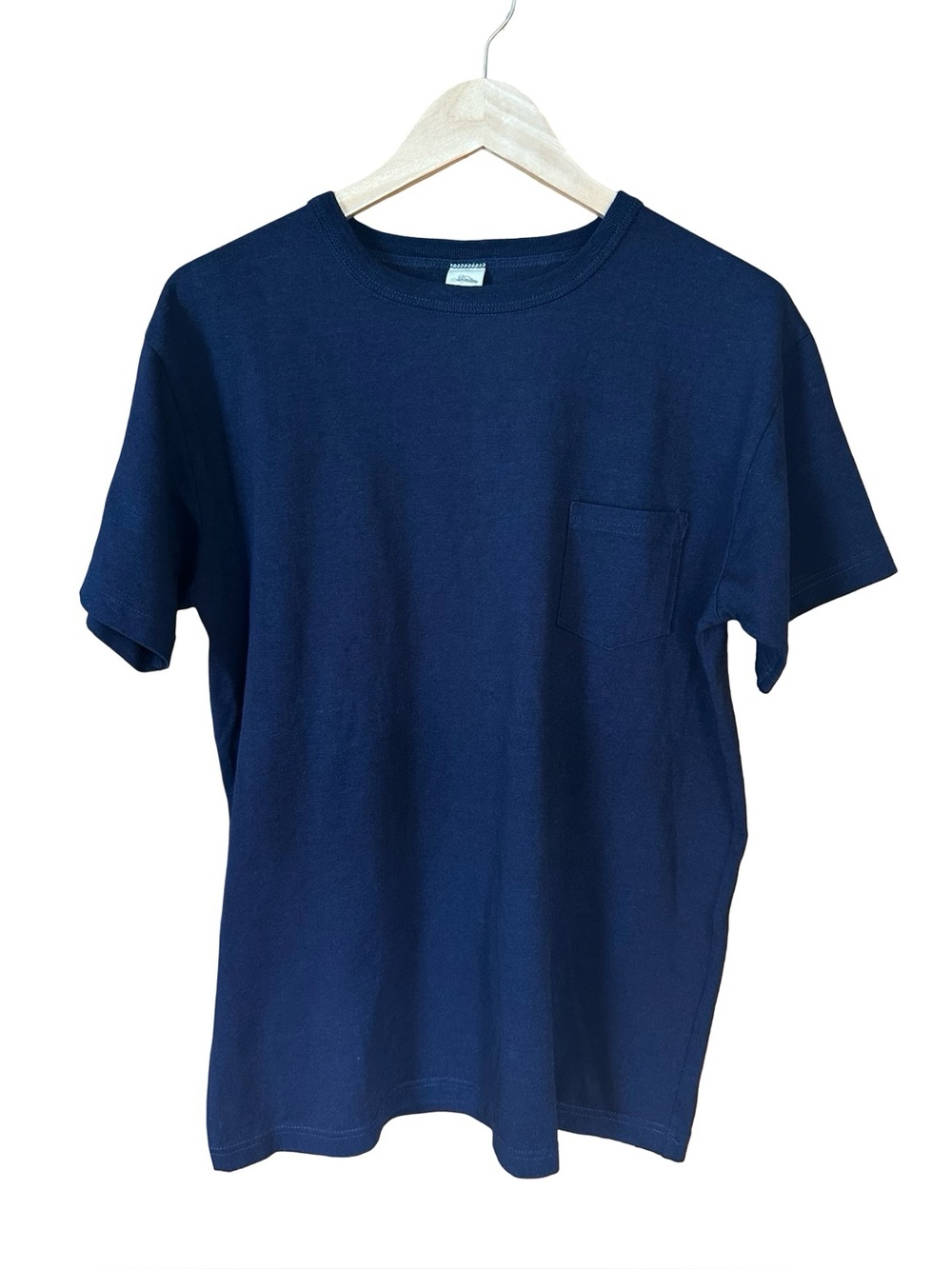 3Sixteen Navy Heavyweight Cotton Crewneck T-Shirt Made in USA Sz L